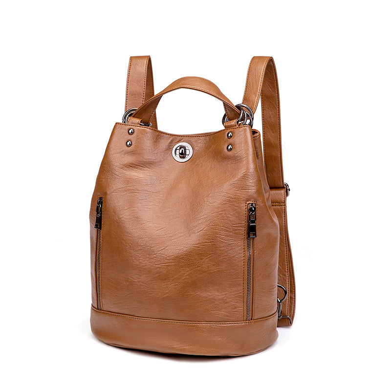 ChicFlex Sac à Dos en Cuir Triforma