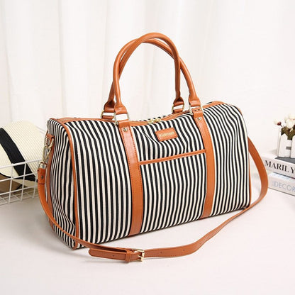 Striped Travel Bag