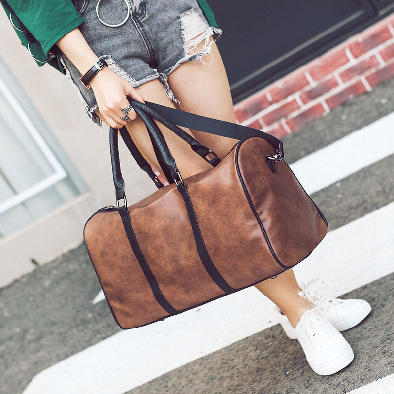 Contrast Color Travel Bag 