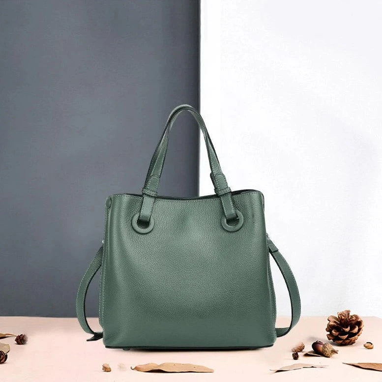 Timeless Vogue Sac à bandoulière en cuir véritable pour femme